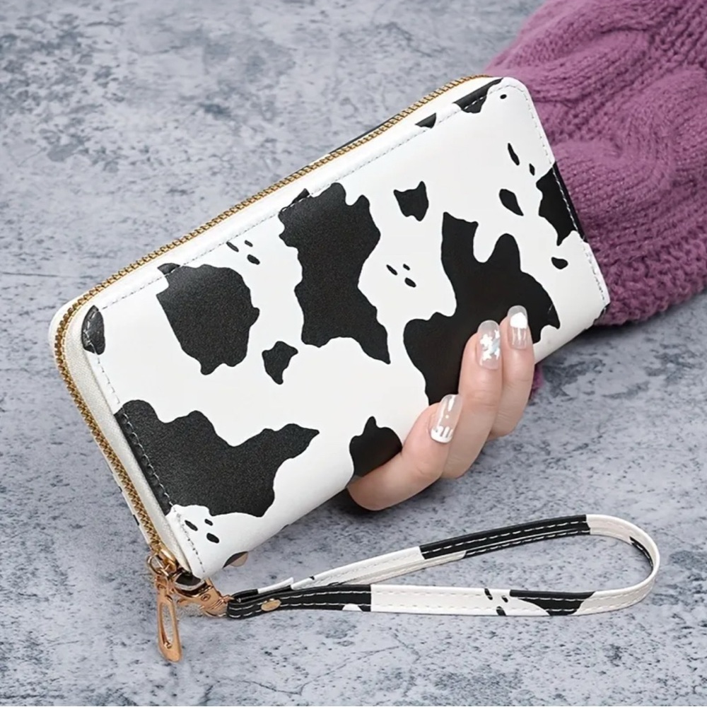 Cow Print Women's Wallet
